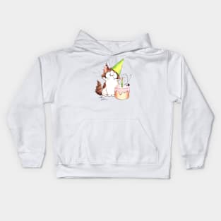 Birthday Cat Kids Hoodie